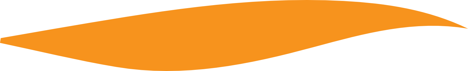 An orange swoop