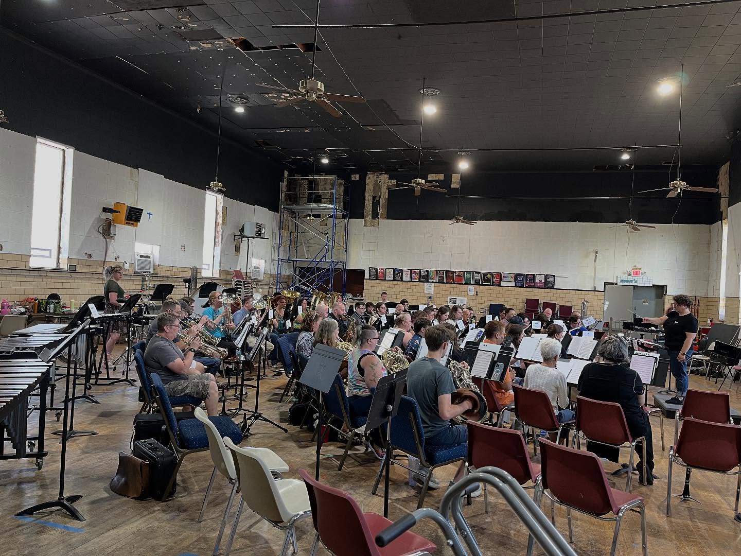 QCFB: In rehearsal.